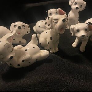 Vintage Disney 101 Dalmatian Puppies Ceramic Figures